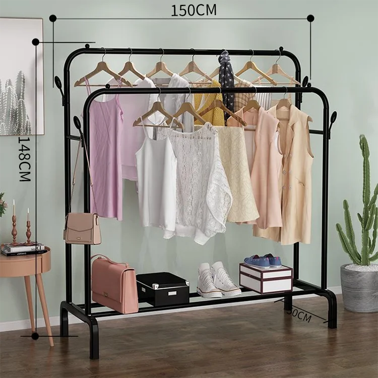 Pole hanger for online clothes