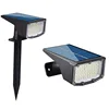 53led solar ground plug light