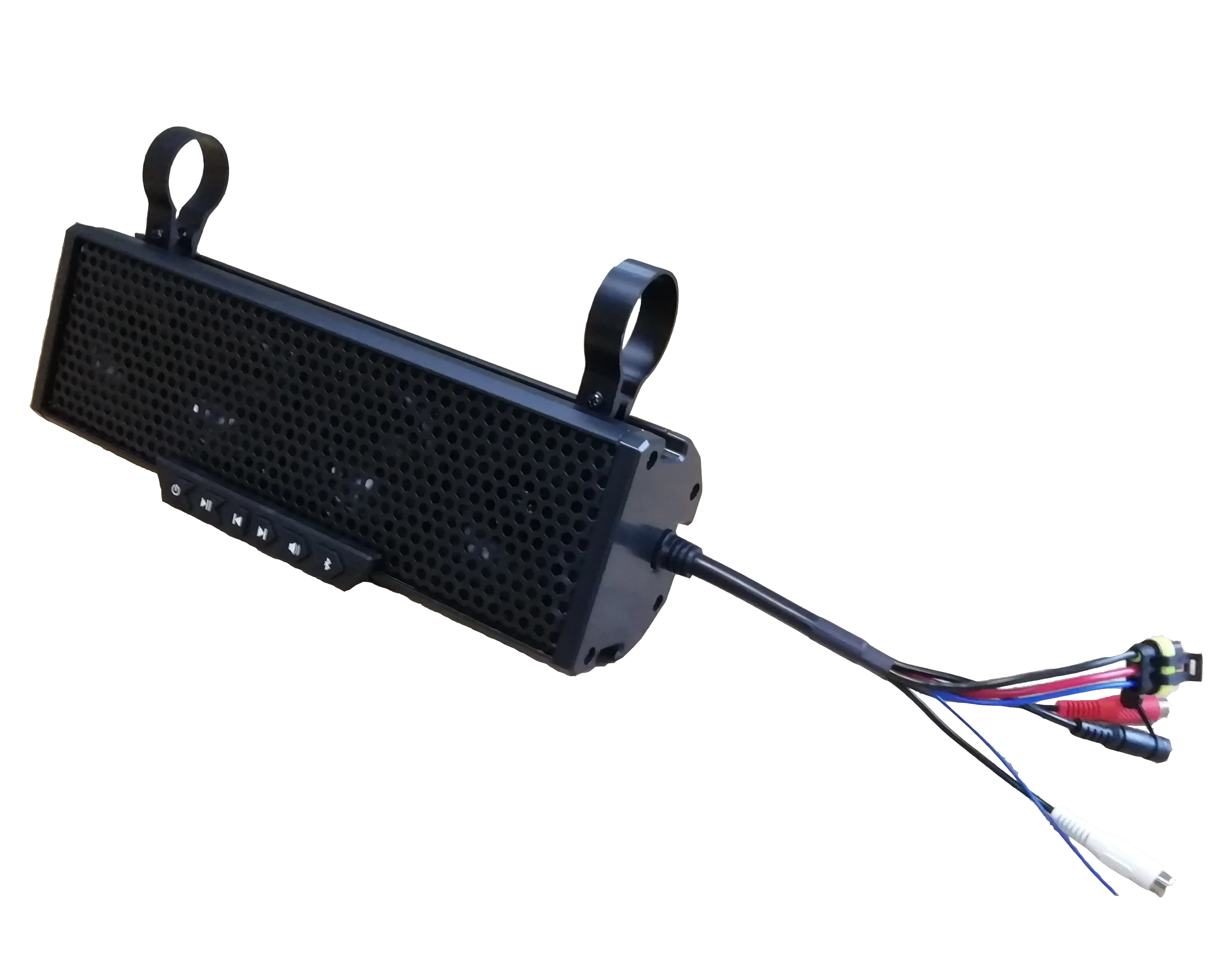 14" Marine Watercraft Offroad Vehicles Atv Utv 4 Speakers Sound Bar