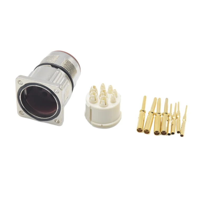 Crimp Panel Mount Socket M923 M23 8 Pin Waterproof Circular Plug Electronic Connector Supplier