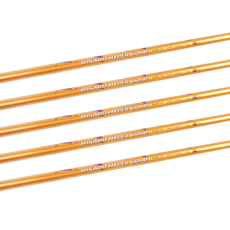 Shiny Gold Finished 38 39 45 Inch X Stiff Golf Club Shafts
