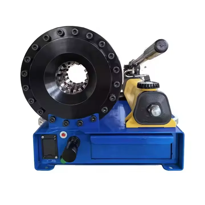 TEBAK Manufacturer Portable Hydraulic Hose Crimping Tool for Sale 1/4"-1" 2SN 2SC Rubber Pipe Hose Pressing Crimper Machine