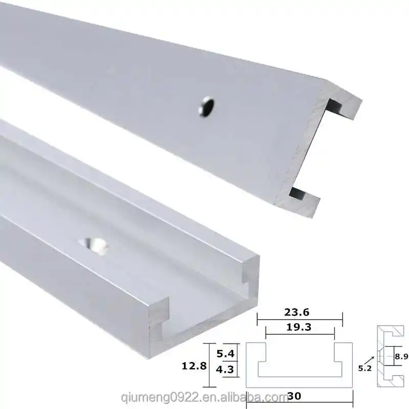 T-Schiene Aluminium 500mm - Für Frästisch & Tischsägen