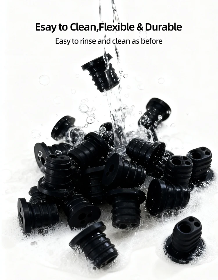 product industrial epdm rubber stopper high temperature resistant plug pipes valves equipment ports dustproof shock absorbing-3