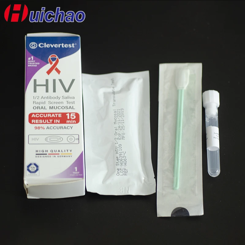 ORAQUICK Rapid HIV-1/2 antibody Test. Домашний тест по слюне. Тест на саливацию. Saliva Tests HIV.