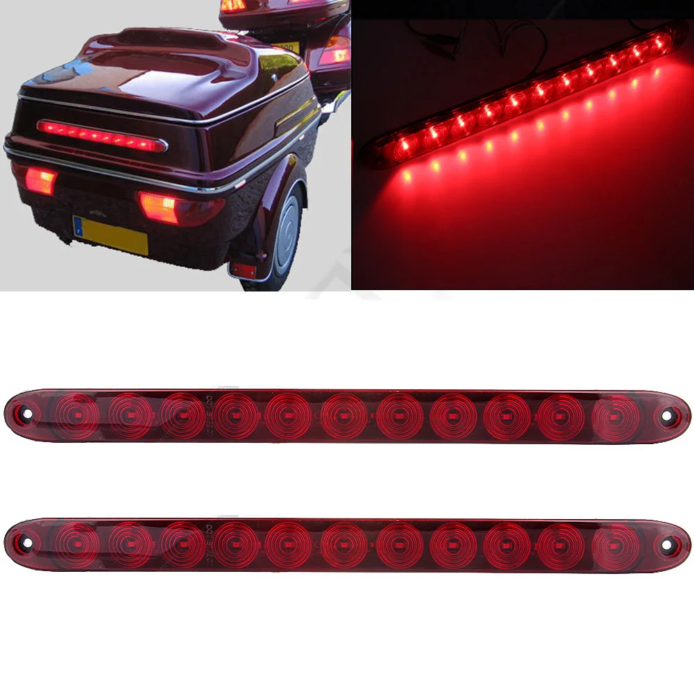 12v 24v Led Car Brake Stop Turn Tail Light Truck Trailer Side Marker