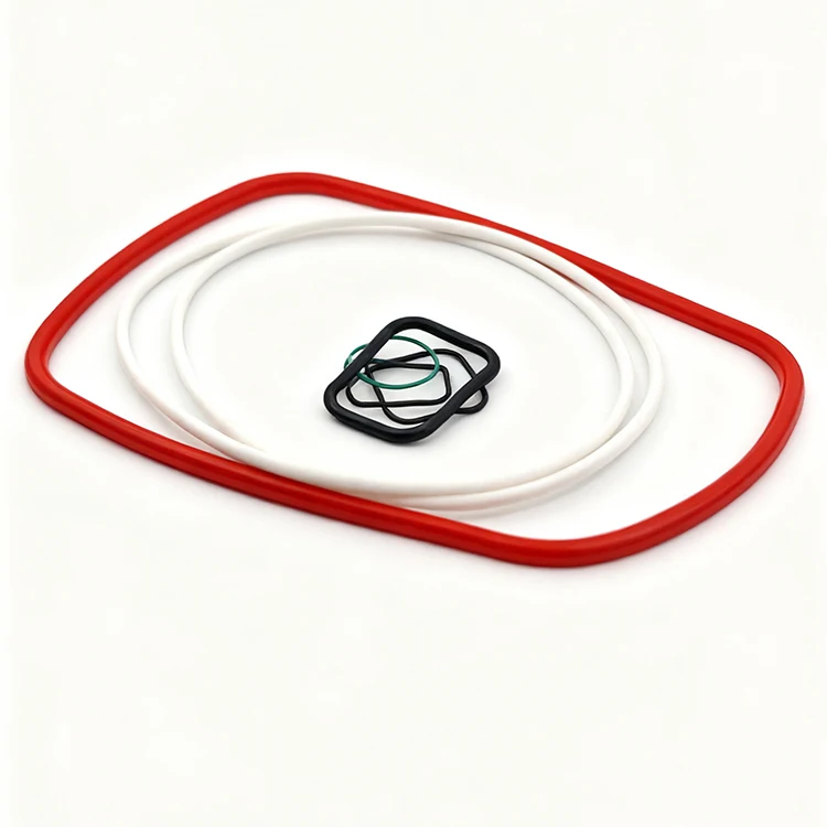 Custom-Sized Food-Grade Silicone Sealing Rings for Food Processing Machinery Non-Toxic Odorless Hygienic Leak-Proof Resistant