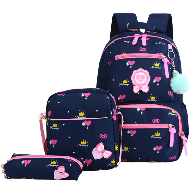 Personalised Kids Backpack Any Name Princess Girl Childrens School Bag 4 