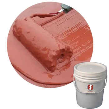 Liquid Rubber Waterproofing Roof Coating for Concrete Roof Floor Protection Brush Application Environmentally Friendly Durable