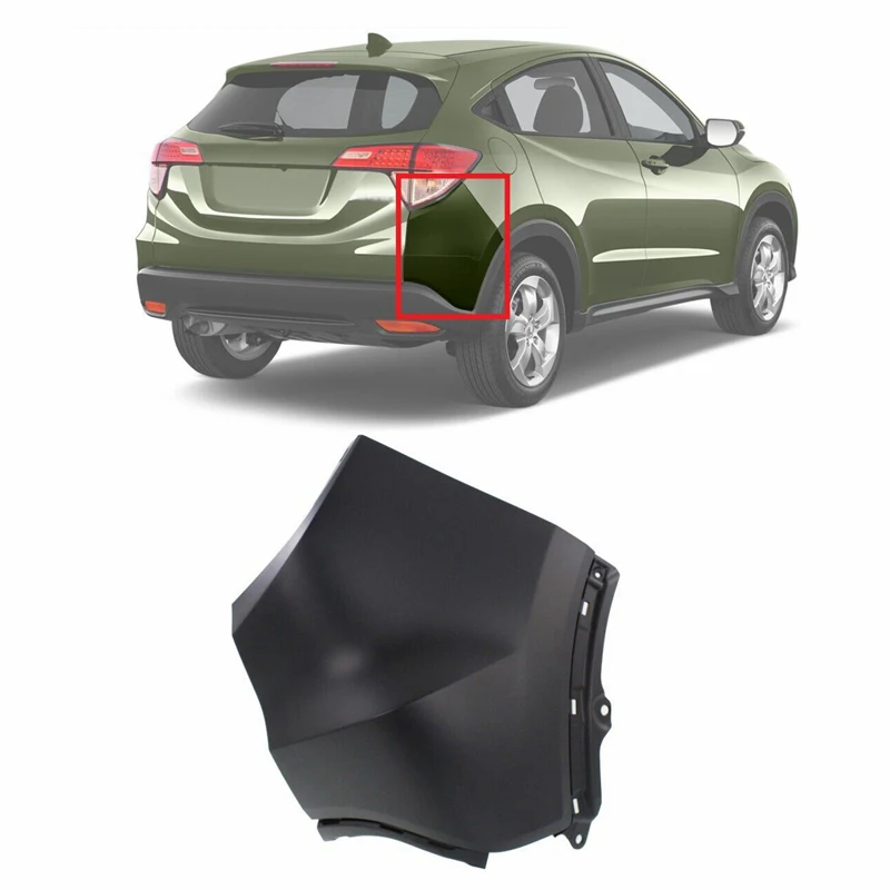 OEM replacement plastic parts rear bumper face bar end extension cover end cap cover for Honda HRV HR-V 2016-2020 2022 2021