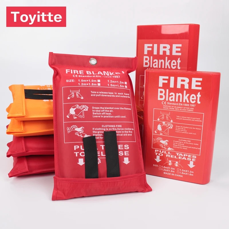 En 1869 1m 1.2m 1.5m 1.8m 2m Fiberglass Fireproof Fire Blanket For Kitchen Buy Bagged