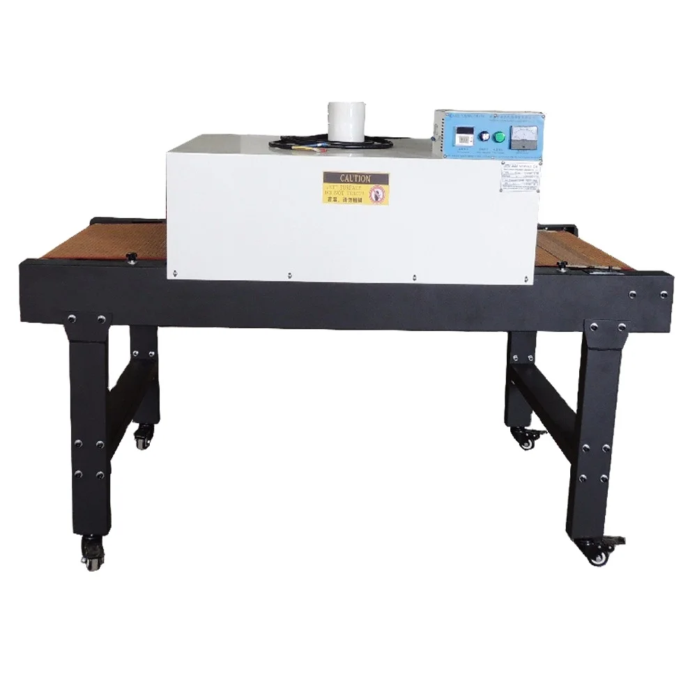 Conveyor Belt IR Lamps Heating Machine Tunnel Dryer Oven Machine 100*65cm Heating Area
