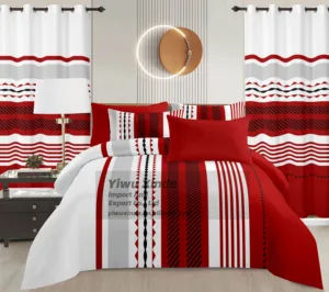 Exclusive 8 Piece King Size Bed Sheet Set Microfiber Bedding with Matching Curtains Cozy Home Textile Bundle Best Offer
