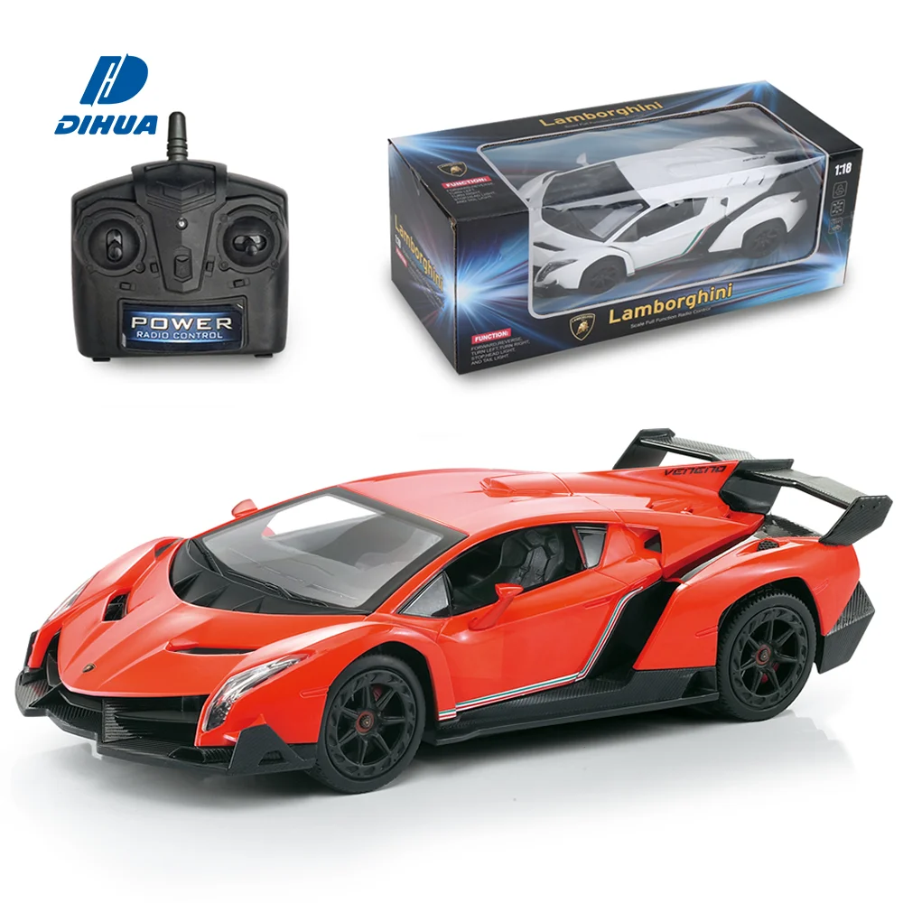 2.4GHz Lamborghini Veneno 1:18 RC Car - Remote Control Racing Toy