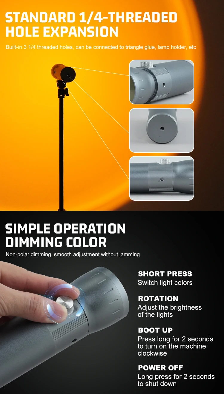 zsyb product 10w mini aluminum alloy contrast lighting 7800mah gobos light patterns photography ambient fill light-13