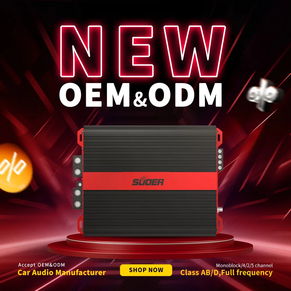 Car Amplifier Mono Channel 2 Channel 4 Channel Streo Accept OEM and ODM Car Audio Amplifier