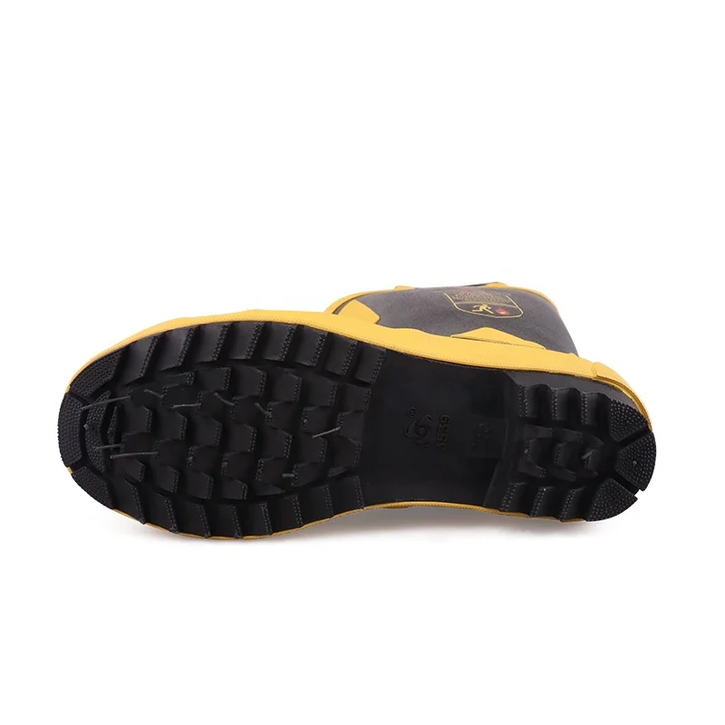 3539 EN15090 EN ISO 20344 неопреновые защитные противопожарные сапоги с