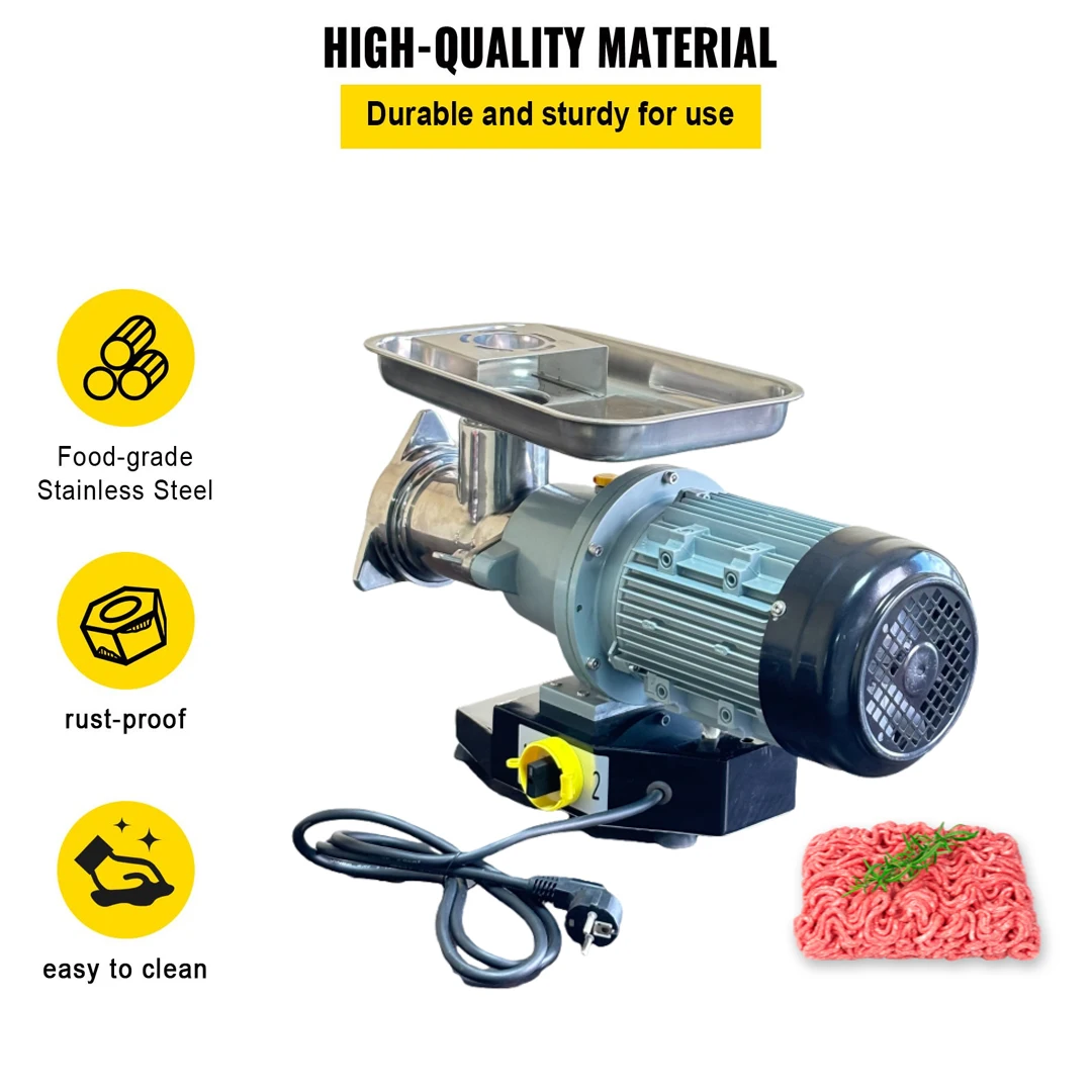 product jk eco 32s high power  stainless steel meat grinder with customizable blades easy clean for home use restaurant new condition-3
