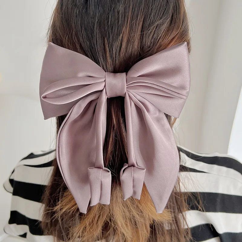 Elegant Hair Accessories - Simple Flower Hair Bow Clips display picture 1