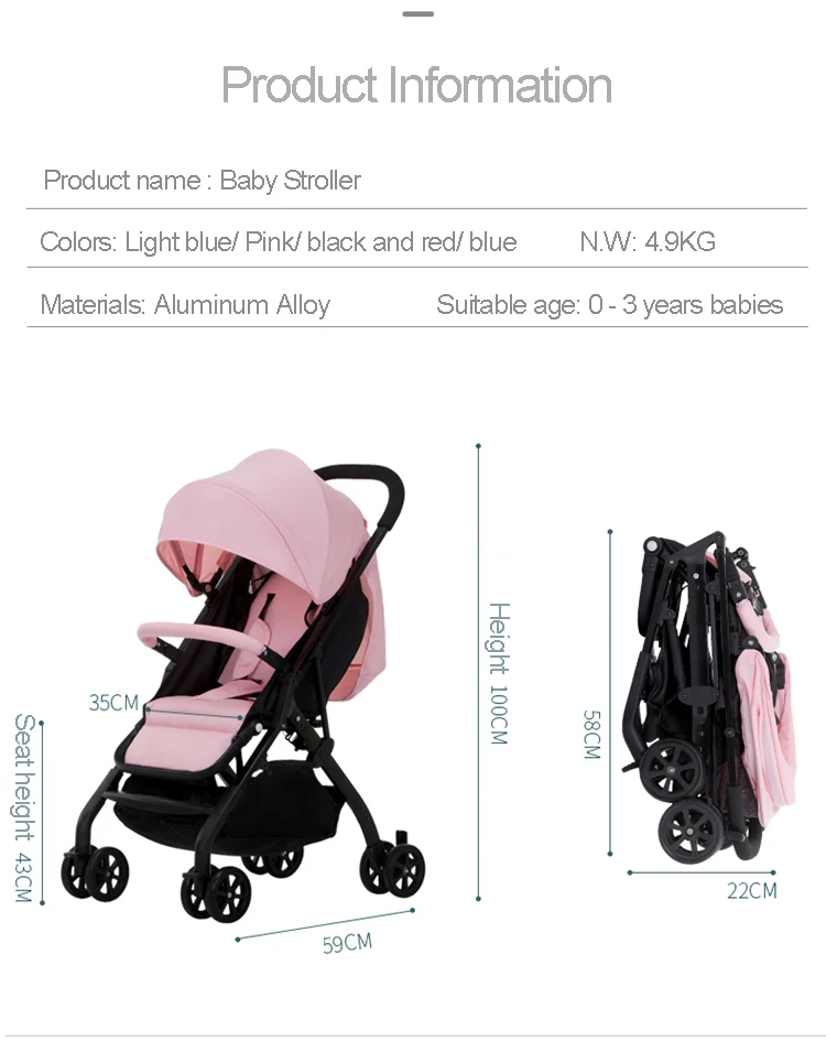 stroller allowed in flight