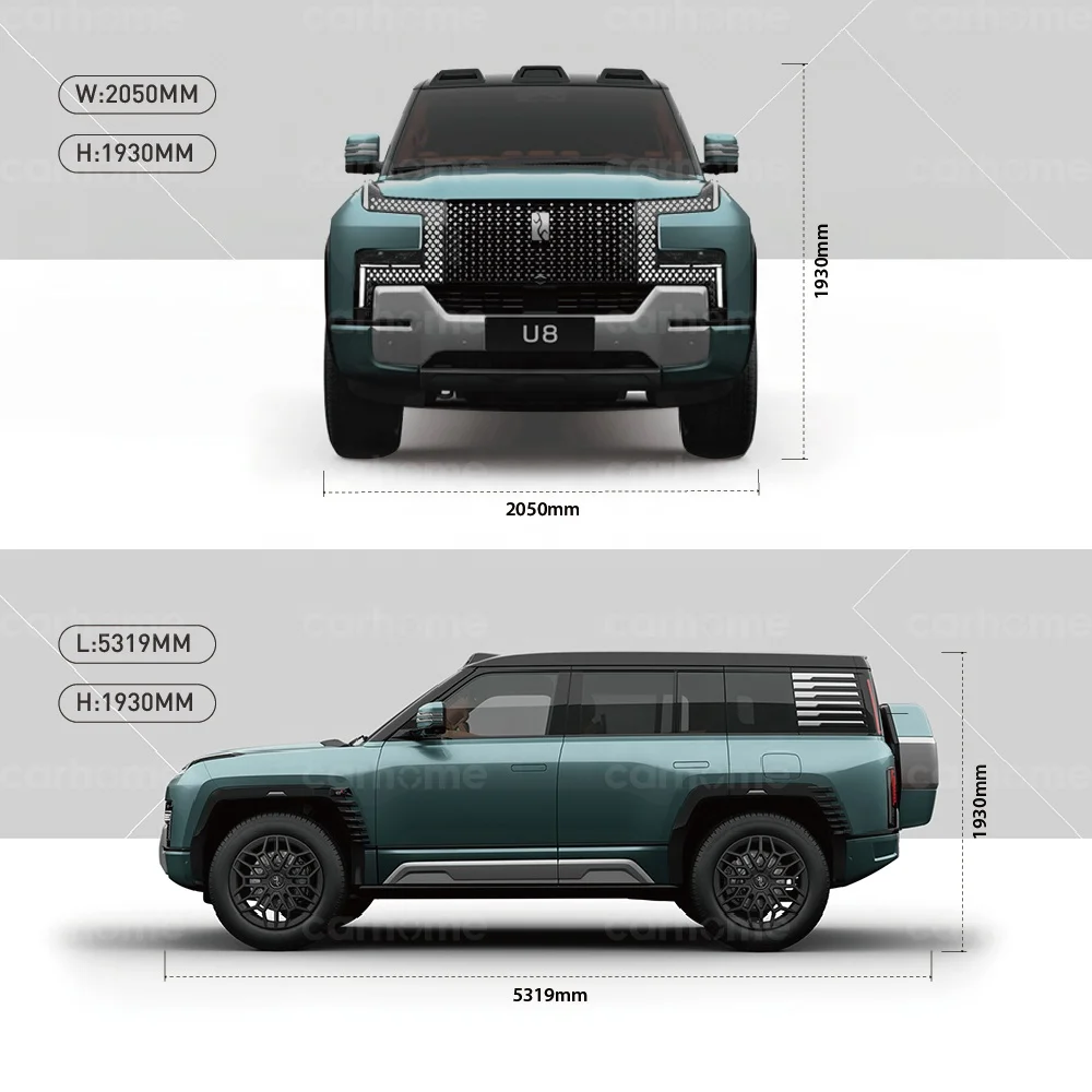 Byd Yangwang U8 2024 2023 Four Motor 4X4 4Wd Electric Car Hybrid Suv Luxury Off-Road New Energy Vehicle