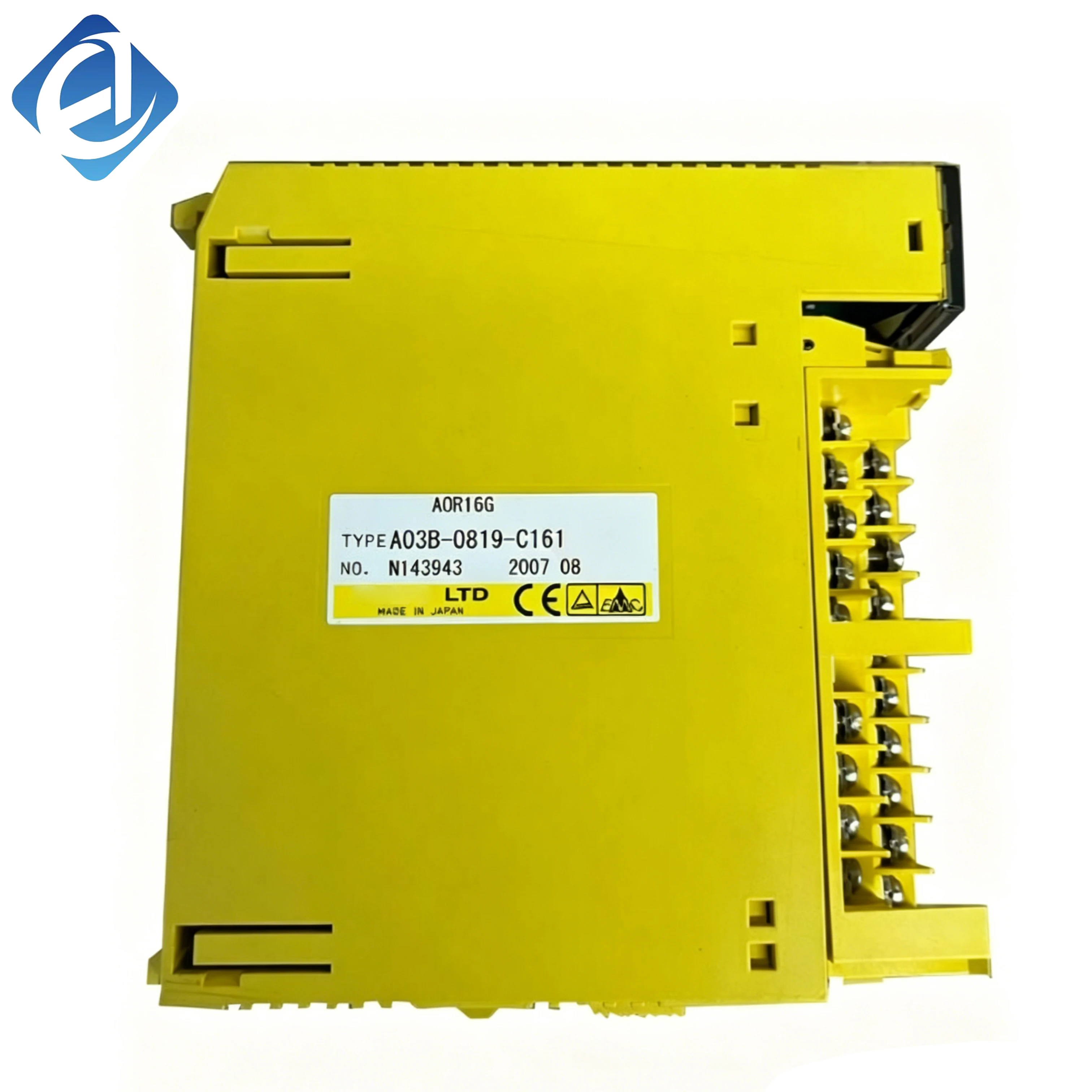 New Original A03B-0819-C161 This I/O module belongs to A03B series for industrial CNC automation systems. It transmits and processes input & output signals to connect peripheral devices.