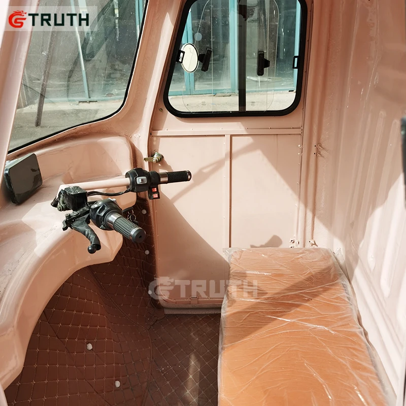 TRUTH Model Bread Oven Trailer Small Electric Outdoor Stainless Steel Mobile Coffee Tricycle 3 Wheel Food Cart
