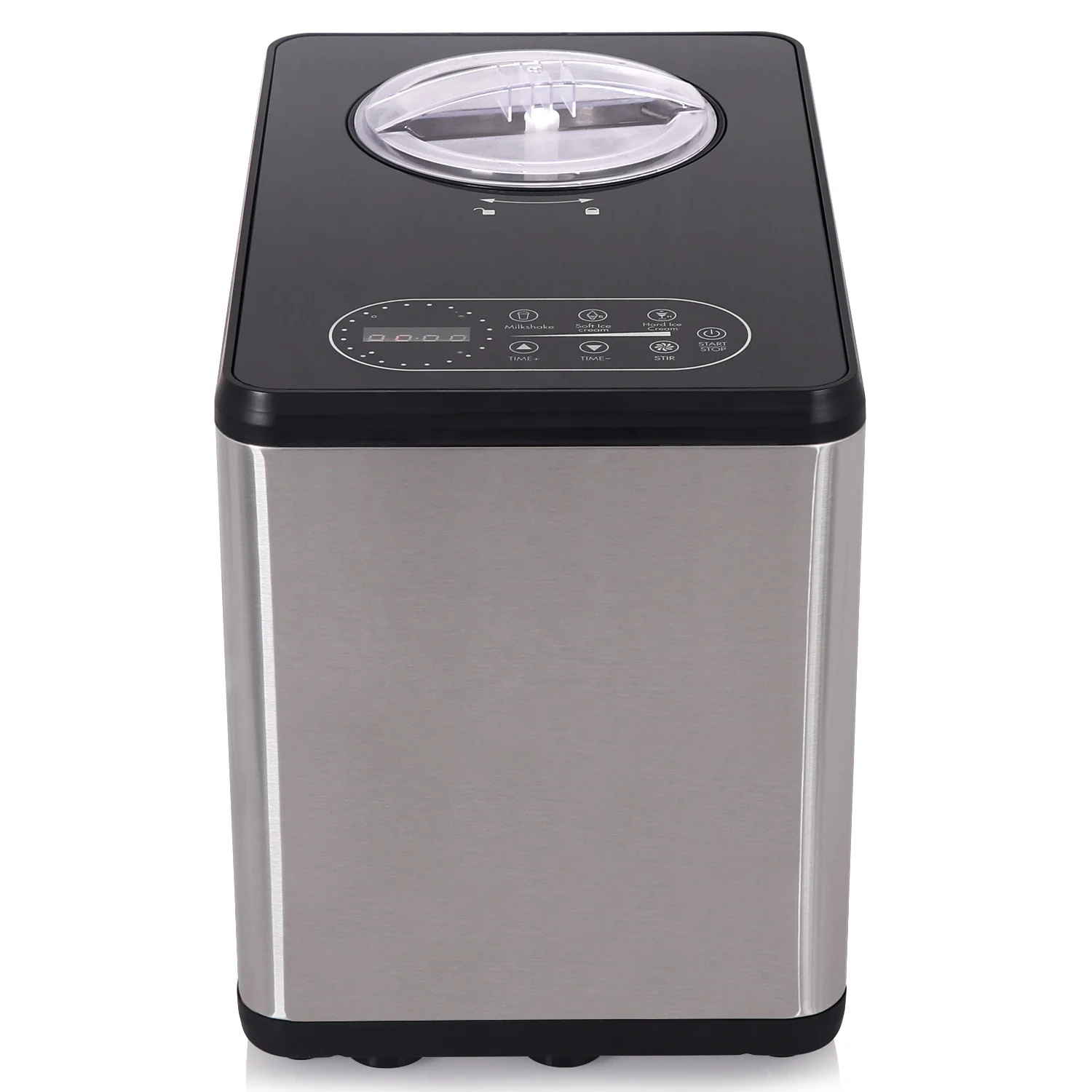 Hicon Small Ice Cream Machine Direct Manufacturer Custom Home Healthy Ice Cream Maker with Compressor