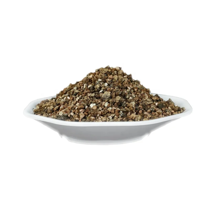 Оптовая продажа, расширенный вермикулит 5-8 мм, серебристо-белый вермикулит