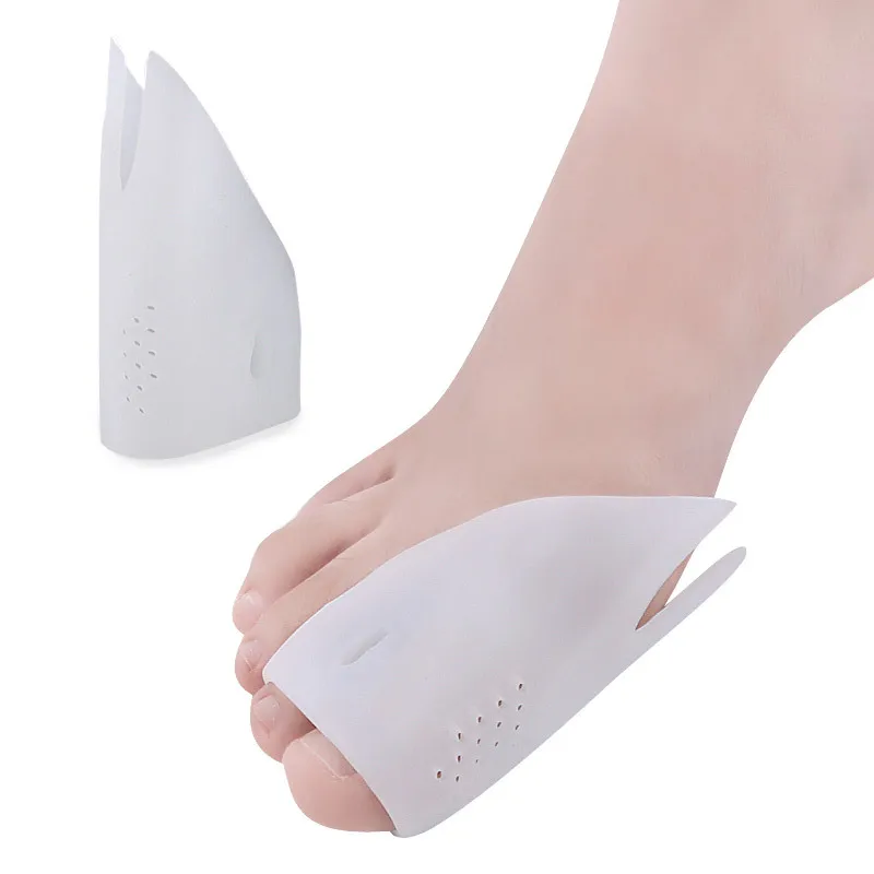 JOGHN Fabric Covered Separator Silicon Spacer Bunion Pain Relief Protector Pads Toe Fixator Hallux Valgus Top Popular Fashion