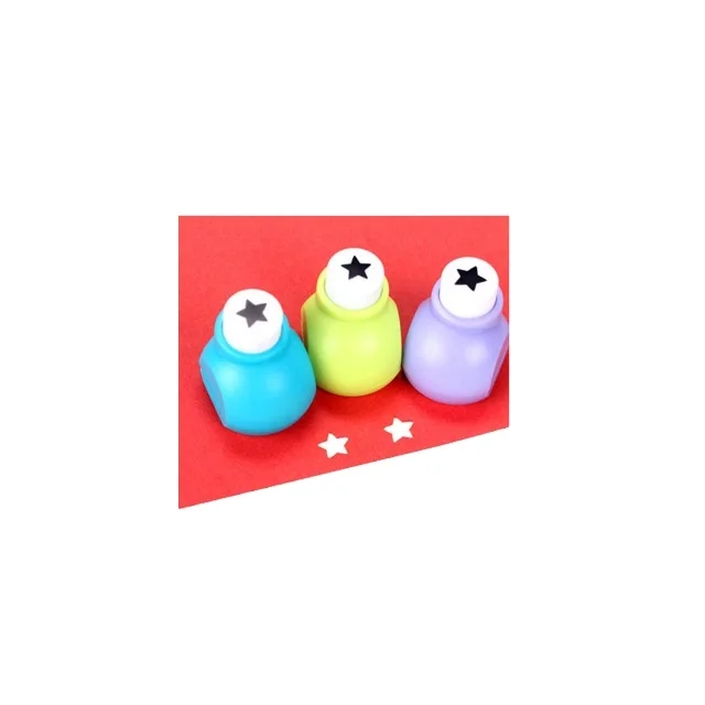 Mini DIY Craft Plastic Hole Punch Machine Set Scrapbook Paper Cards Embossing Device Puncher