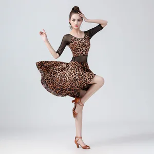 Latin Dance Dress Female Adult Four Seasons New Practice Costume Women Latin Dance Ballet Dance Dress