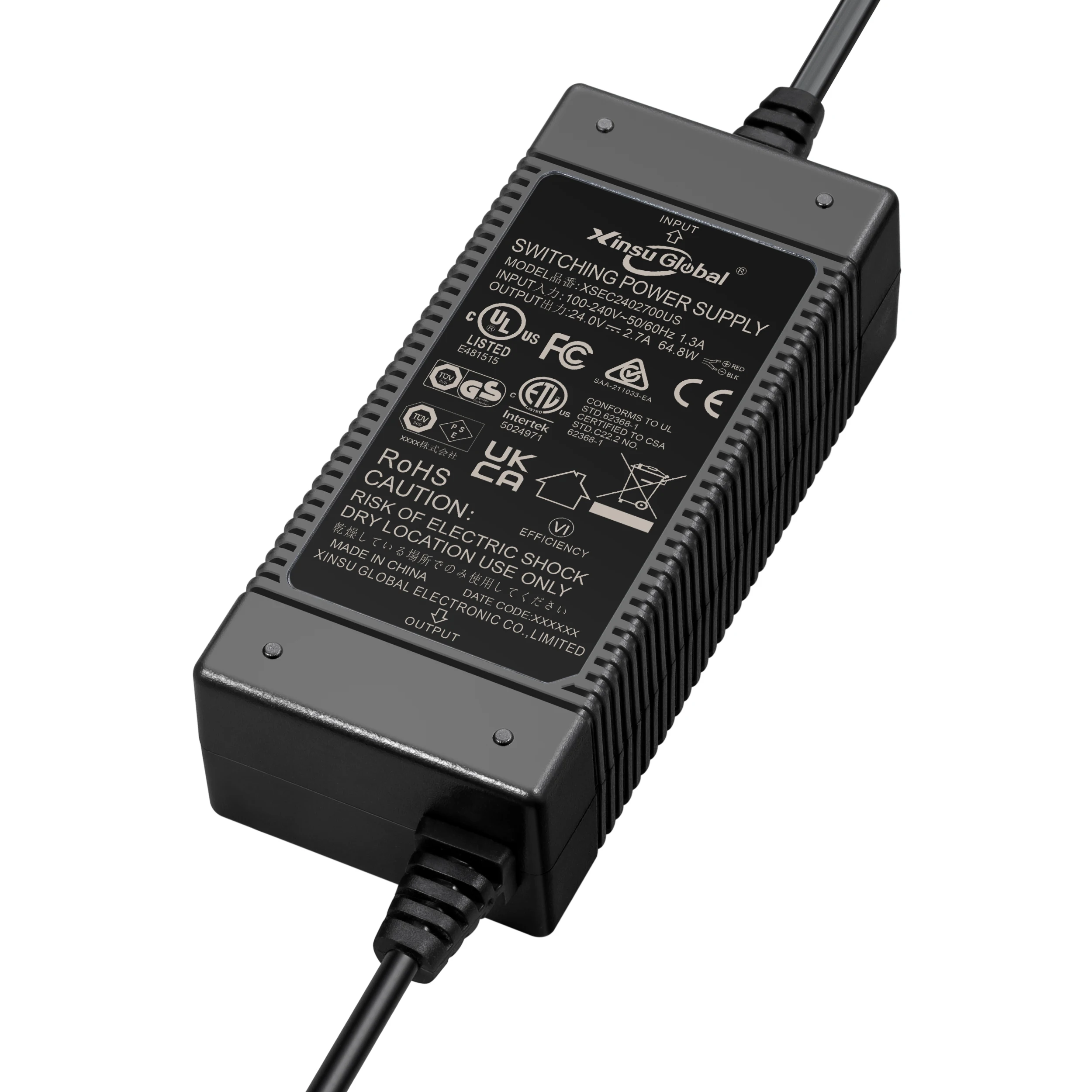 Desktop Power Adapter 30V 2A Switching Power Supply for Power Tool Robotic Pool Cleaner Medical Equipment