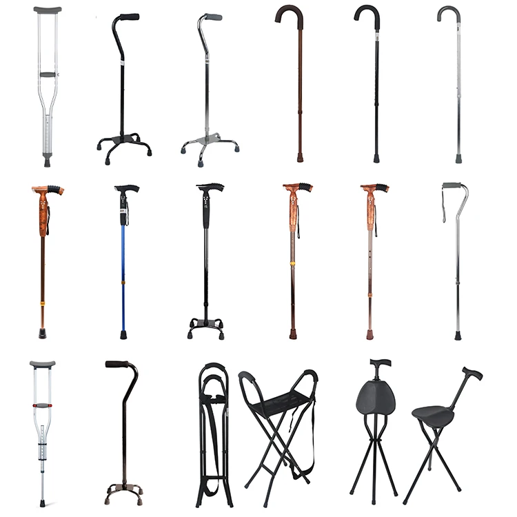 Amazon Hot Adjustable Lightweight Aluminum Alloy Crutch Designer