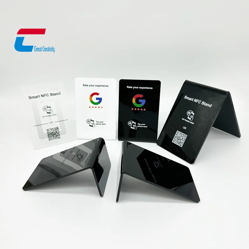 Custom Nfc Review Stand Nfc Google Review Ntag 213 Google Nfc Card