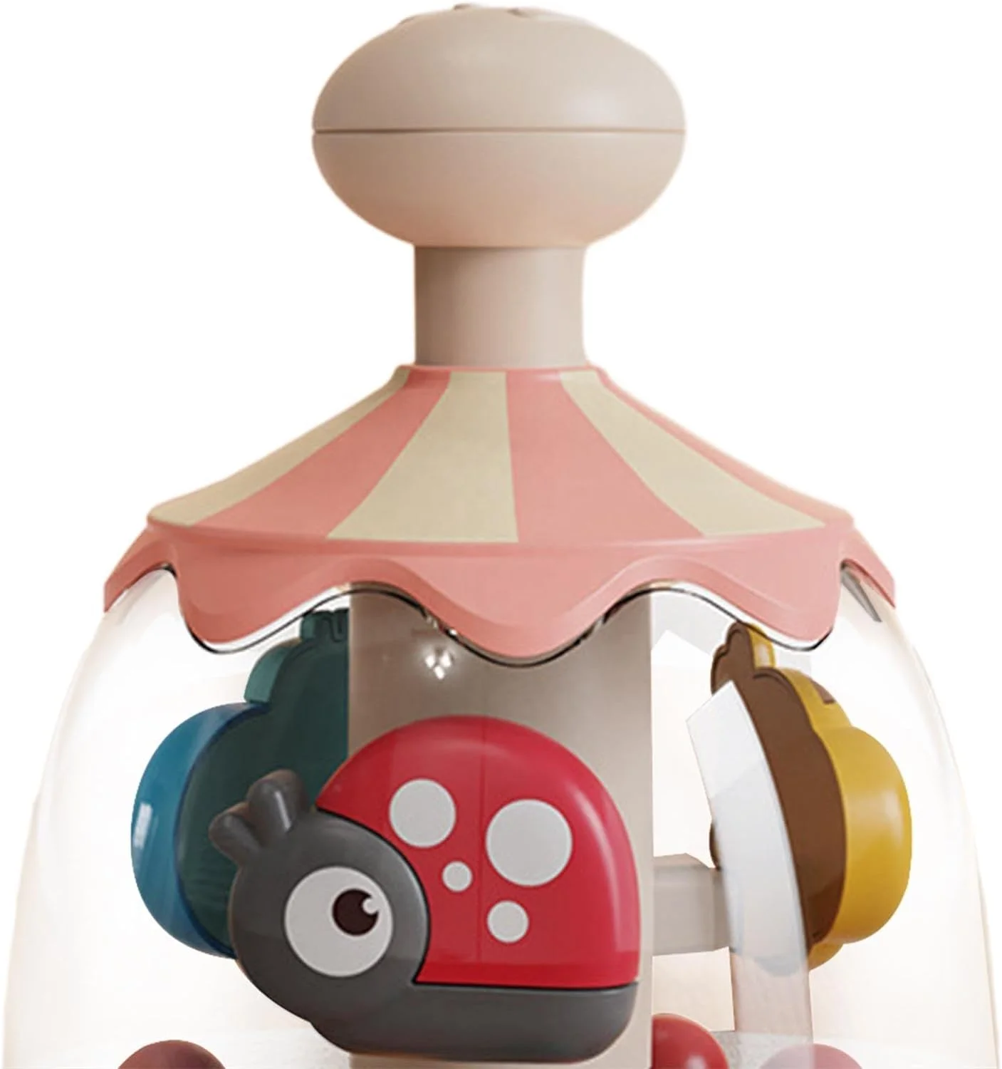 Carrousel Sensoriel Bébé – Spinner à Ventouse – Rotation – ABS – 20,3x15x15 Cm – 0+ – Développement Et Concentration