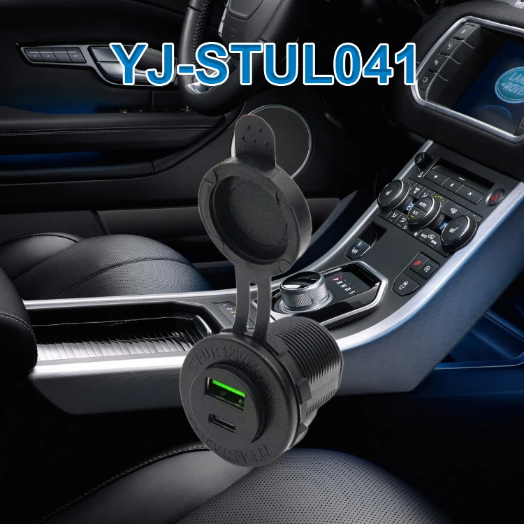 Dual Usb Socket Car Charger 4.2a 12v Power Outlet 5 V Usb And Car