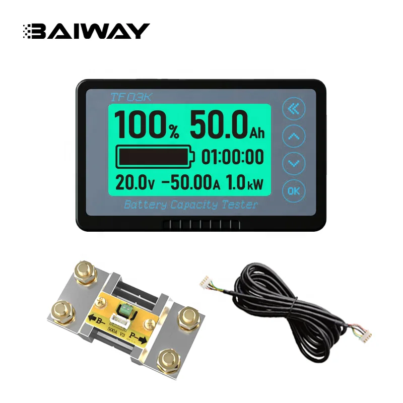 Baiway TF03K Evrensel LCD Araç Akü Kapasitesi Göstergesi