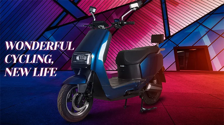 CKD SKD 12inch 2 Passenger Electric Motorbike 700/900W 55km/h Speed Electric Motorcycle Manufacturer for Adults