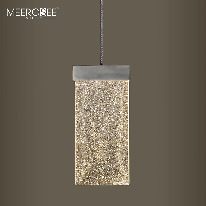 MEEROSEE High Quality Residential Fixtures Decorative Cafe Home Modern Acrylic LED Pendant Lamp MD86750