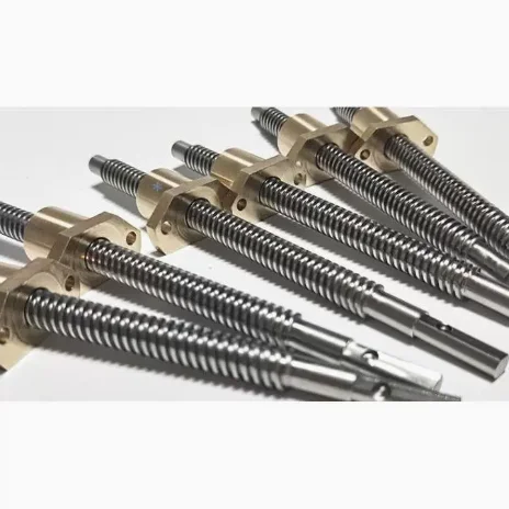 High Precision Stainless Steel Trapezoidal Threaded Rod Screw PitchT5.56*2.4384 T5.56*0.6096 T5.56*1.2192Trapezoidal Lead Screw