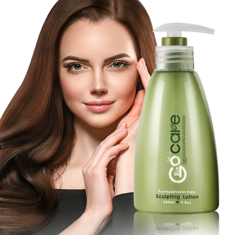 Gocare Private Label Vegan Argan Oil  Sculpting Lotion Long Lasting Moisturizing Fiber Styling Cream for Curling