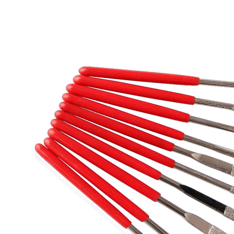 Hand Tool 10Pcs Round File Mini Diamond Needle File Set