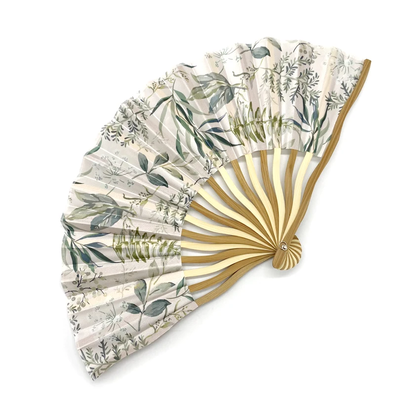 Ручной бамбуковый Шелковый складной веер китайский/японский очаровательный элегантный винтажный Ретро