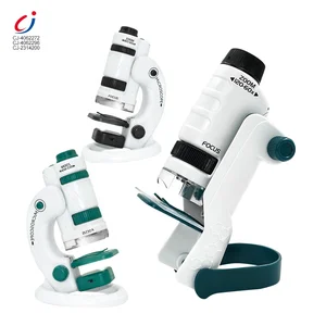 Chengji Mini Pocket Microscope Kit Optical Portable Science Experiment Toy Mini Microscopic for Children