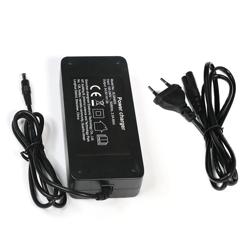 Superbsail CE 54.6V 2A Charger Spare For KUGOO G2 PRO Electric Scooter Battery Charger Parts Accessories Scooter Charger supplier