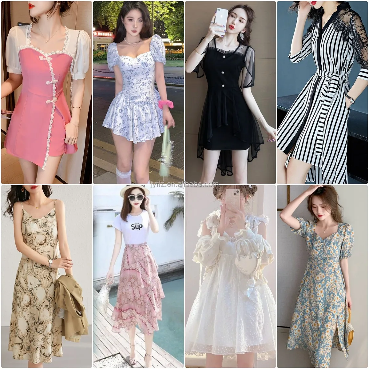 2022 summer fashion elegant dress French women's clothing manufacturers wholesale