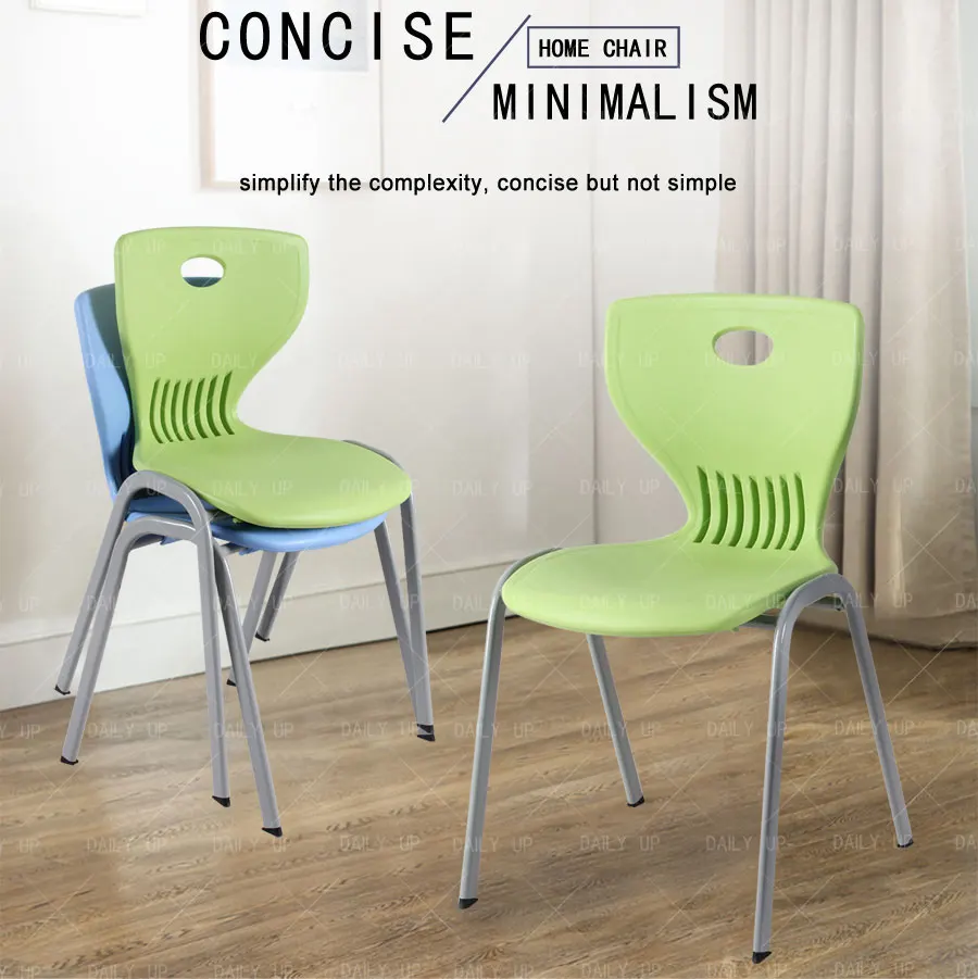 Stackable School Study Chair Student Classroom Training Chair Reading Room Library Chair For Meeting Conference College