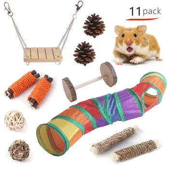 2024 New Arrival Wholesale Hamster Aisle Toys Hamster Gnawing Interactive Toys Set