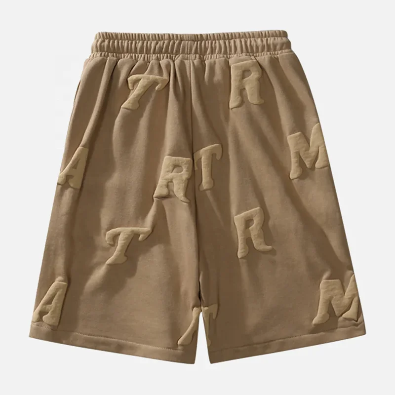 Dec Oem Custom Men's Shorts Boardshorts 2022 High Quality Thick Fleece Puff Printed  Gym Shorts For Men495_voghion.com